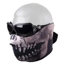 Óculos E Máscara Para Airsoft Gameface Crosman Ntk Cor Preto Foto mini 1