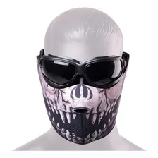 Óculos E Máscara Para Airsoft Gameface Crosman Ntk Cor Preto Foto mini 2