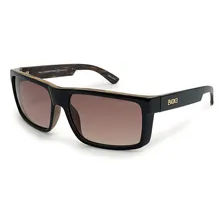 Óculos Evoke Shift W01 Black Shine Wood Brown Gold Black Sh Foto mini 1