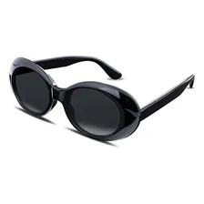 Oculos Kurt Cobain, Wiz Khalifa Redondo Uv400 Cor Preto Cor da armação Preto Cor da lente Preto Foto mini  3