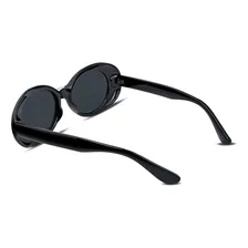 Oculos Kurt Cobain, Wiz Khalifa Redondo Uv400 Cor Preto Cor da armação Preto Cor da lente Preto Foto mini 4