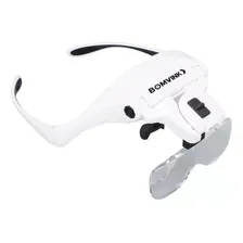 Oculos Lupa Cabeça Proficional 5 Lentes Leitura Estetica Par Foto mini  2