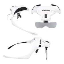 Oculos Lupa Cabeça Proficional 5 Lentes Leitura Estetica Par Foto mini 4
