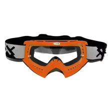 Oculos Mattos Racing Combat Laranja Cristal Transparente Foto mini 1