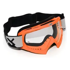 Oculos Mattos Racing Combat Laranja Cristal Transparente Foto mini 3