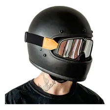 Óculos Motociclismo Enduro Off Road Motocross Trilha Bike Uv Armação Preto Lente Espelhado Foto mini 3