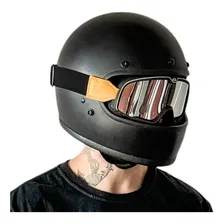 Óculos Motociclismo Enduro Off Road Motocross Trilha Bike Uv Armação Preto Lente Espelhado Foto mini 3