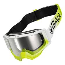 Óculos Motocross Gaia Pro Fluor Espelhado Trilha Enduro Foto mini 2