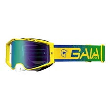 Óculos Motocross Gaia Shield Brasil Espelhado Trilha Enduro Foto mini  3