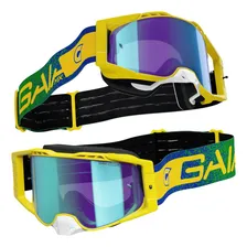 Óculos Motocross Gaia Shield Brasil Espelhado Trilha Enduro Foto  mini 1