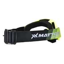 Oculos Motocross Mattos Racing Terra Amarelo Cristal Trilha Foto mini 4