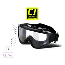 Óculos Motocross Motociclista Lente Transparente Trilha Bike Foto mini 2