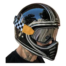 Ćculos Motocross Proteção Enduro Off Road Trilha Bike Mtb Uv Armação Preto Lente Espelhado Foto mini 1