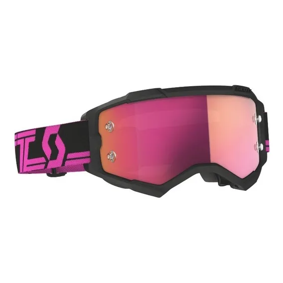 Óculos Motocross Scott Fury Cor da armação Rosa Foto 1