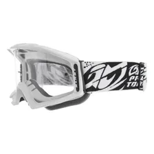 Óculos Motocross Trilha Enduro Unissex Blast Protork Cor da armação Branco Tamanho Único Foto  mini 1