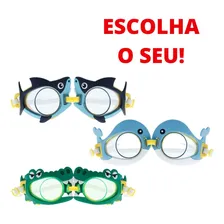 Óculos Natação Mergulho Piscina Infantil Menino Menina Art Brink Azul Foto mini 4