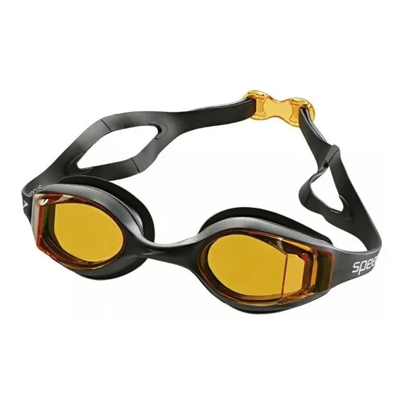 Óculos Natação Speedo Focus 4 Cores Disponíveis Cor Cinza/ Lentes Laranja Foto 1