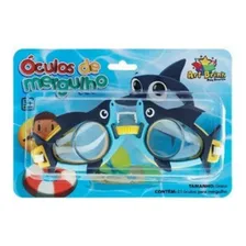 Óculos Natação Mergulho Piscina Infantil Menino Menina Art Brink Azul Foto mini 2