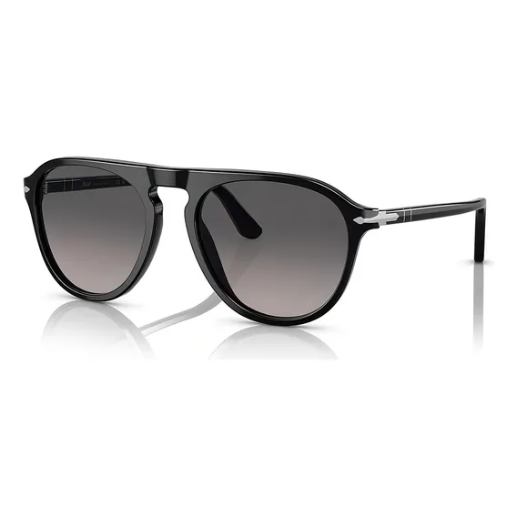 Óculos Persol Masculino Preto Polarizado 3302-s 95/m3 55mm Foto 1