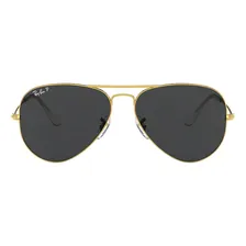 Óculos Ray-ban Rb3025l Aviador Dourado Polarizado Foto mini 1
