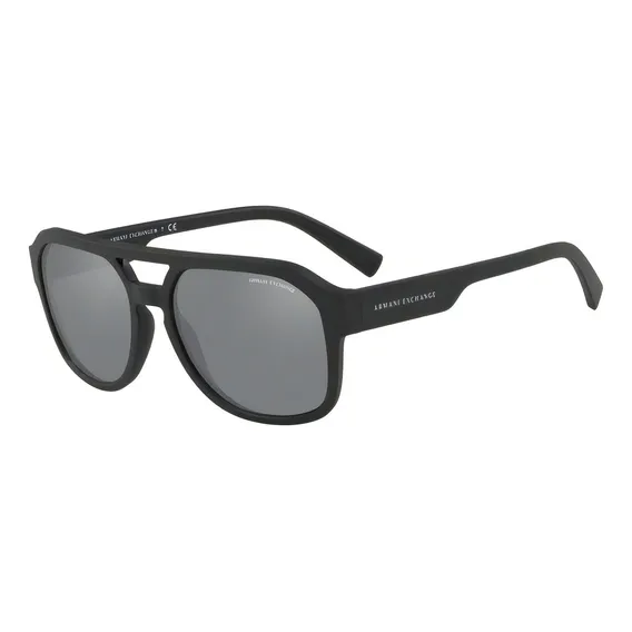 Oculos Sol Armani Exchange Ax4074s 80786g Cinza Espelhado Foto 1
