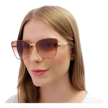 Oculos Sol Feminino Proteção Uv Kallblack Sf92507 Foto mini 2