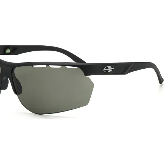 Oculos Sol Mormaii Thunder M6078a1471 Preto Fosco Lt Verde Foto 1