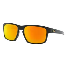 Oculos Sol Oakley Sliver Oo9262 926227 57 Fire Iridium Cor Preto Foto mini 1