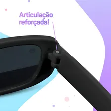 Oculos Sol Protecao Uv Infantil Retro Rosa Oculos Sol Retro Foto mini 4