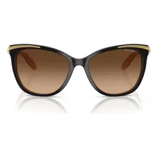 Oculos Sol Ralph Ra5203 109013 54 Preto Lente Marrom Degrade Foto mini  2