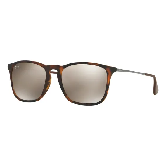 Oculos Sol Ray Ban Chris Rb4187l 865 5a 54mm Tartaruga Fosco Cor Marrom Foto 1