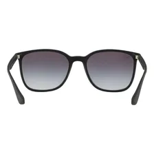 Oculos Sol Ray Ban Rb4316 622/8g Preto Fosco L Cinza Degrad Foto mini 2
