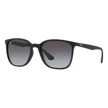 Oculos Sol Ray Ban Rb4316 622/8g Preto Fosco L Cinza Degrad Foto mini 1
