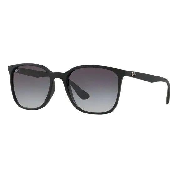 Oculos Sol Ray Ban Rb4316 622/8g Preto Fosco L Cinza Degrad Foto 1