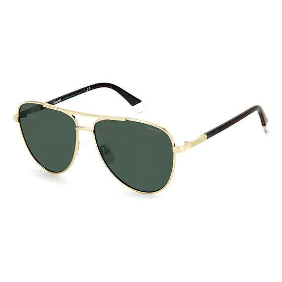 脫culos Sol Solar Polaroid Pld 4126/s Dourado S贸lido Foto 1