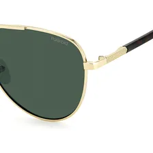 脫culos Sol Solar Polaroid Pld 4126/s Dourado S贸lido Foto mini 2