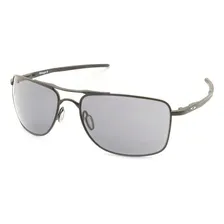 Óculos Solar Masculino Oakley Gauge 8 L Oo4124-0162 Original Cor Da Armação Preto Cor Da Lente Cinza Cor Preto Desenho Retangular Cor Da Haste Preto Foto mini  2