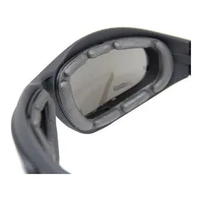 Óculos Tático Tarek Ntk 4 Lentes Proteção Uv Airsoft Tiro Foto mini 4