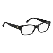 Óculos Tommy Hilfiger Feminino Preto - Aro Fechado Foto mini 3