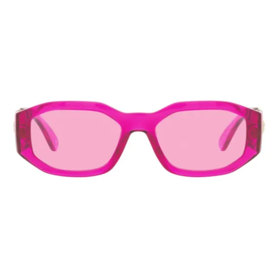 Óculos Versace Rosa Feminino 0ve4361 5334/553 Desenho Liso Foto 1