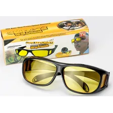 Óculos Visão Noturna Lentes Amarelas Sobrepor Ciclismo Pesca Armação Preto Lente Amarelo A830 Foto mini 1