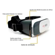 Óculos Vr Box 2.0 Realidade Virtual 3d Android Com Controle Foto mini 3