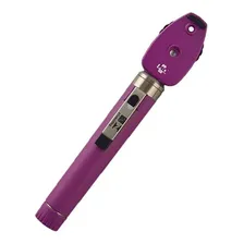 Oftalmoscópio Md 2.5v Omni 3000 Led Com Estojo Macio - Roxo Foto mini  2