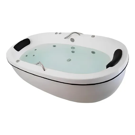 Ofur么 Auto-portante Com Hidro Aquecedor Cromoterapia Oz么nio Cor Branco 110v/220v King Banheiras Olimpia Foto 1