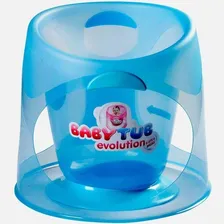 Ofuro Banheira Evolution Bebê 0 A 8 Meses Balde Babytub Cor Azul Foto mini 4