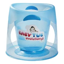 Ofuro Banheira Evolution Bebê 0 A 8 Meses Balde Babytub Cor Azul Foto mini  3