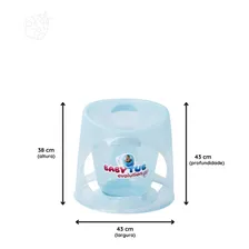 Ofuro Banheira Evolution Bebê 0 A 8 Meses Balde Babytub Cor Azul Foto mini  2