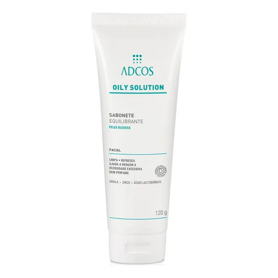 Oily Solution Sabonete Equilibrante 120g Adcos Tipo de pele Oleosa Foto 1