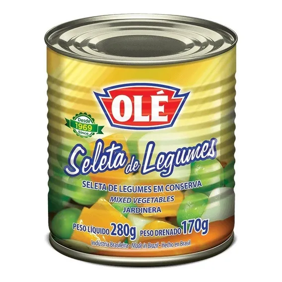 Olé! em pedaços em lata Foto 1