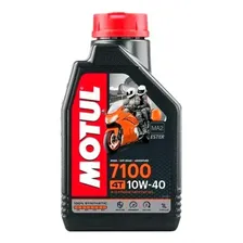 Óleo 100% sintético Motul Moto 4t 7100 10w40 1l Foto mini 3